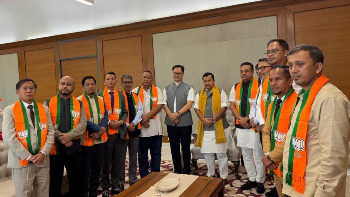 8 MLAs Join BJP As Meghalaya Faces Regional Politics Crisis
