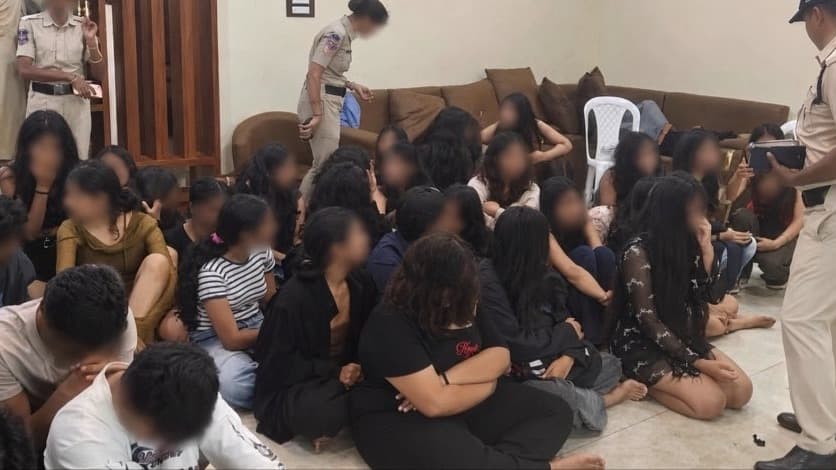 Police Detain 108 Students at Unauthorized Party in Hyderabad