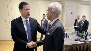 US Secretary of State Marco Rubio Meets with Indian External Affairs Minister S Jaishankar