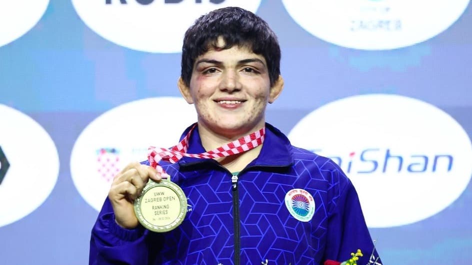 Indian Woman Wrestler Manisha Bhanwala Wins World Championship Title