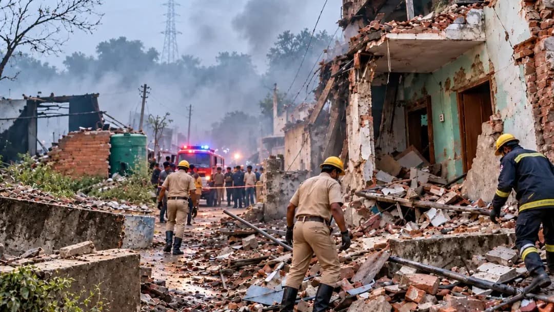 Explosion in Bihar's Siwan district kills four people immediately