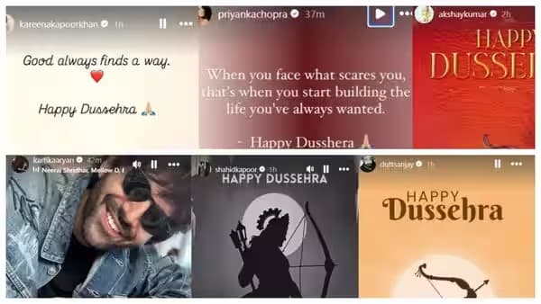 Celebrities Wish Fans Happy Dussehra On Social Media