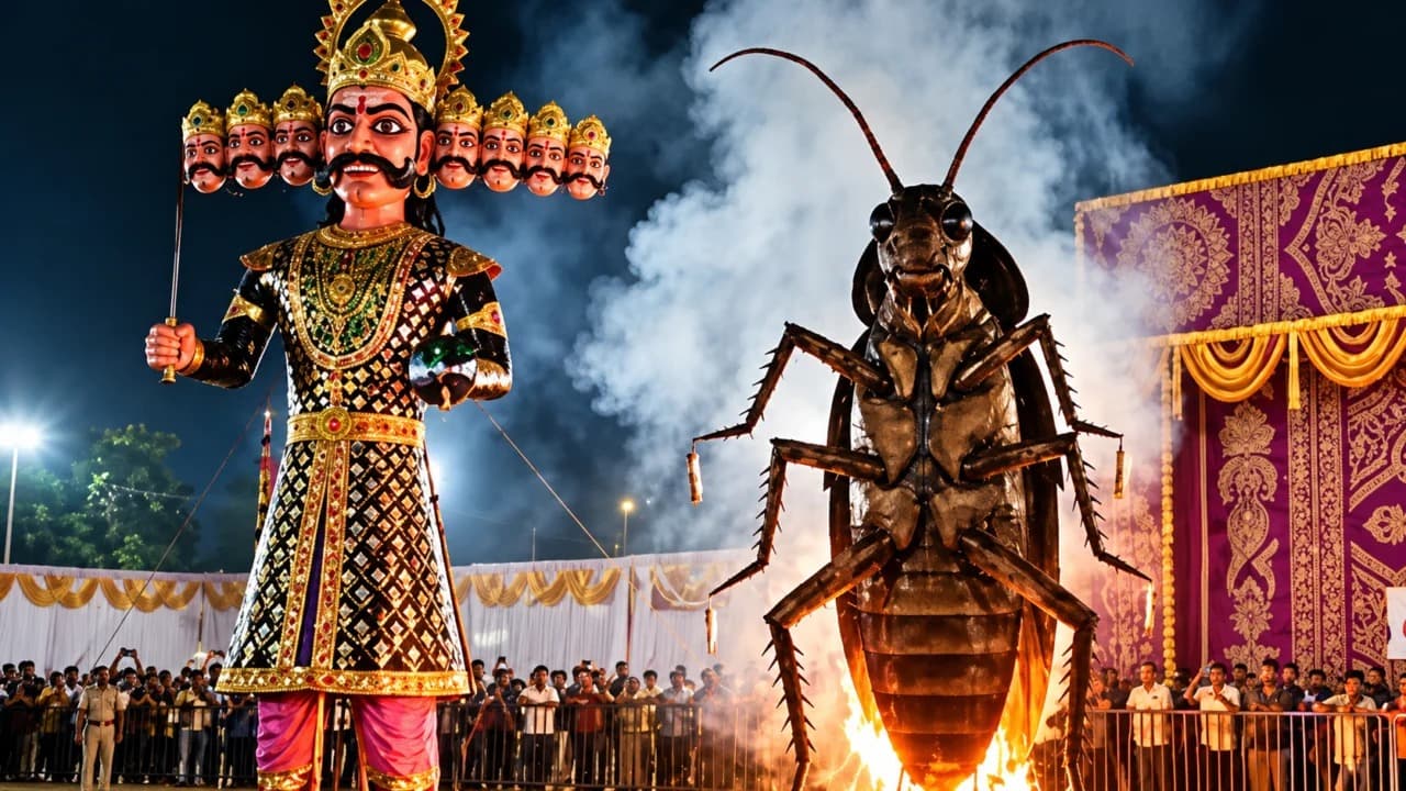 AAP Leader Files Complaint Against BJP MLA Over Cockroach Effigy Burning