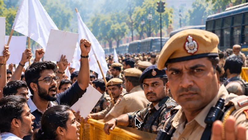 Police Detain Protesters Demanding CEC Resignation
