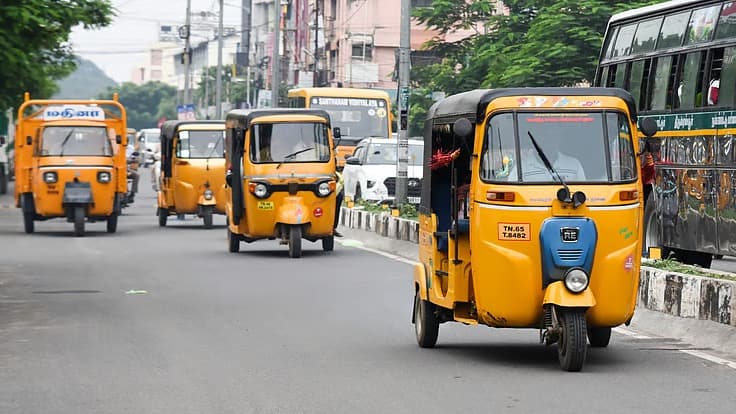 Tamil Nadu Auto-Rickshaw Fares Revised, New Rates to Take Effect